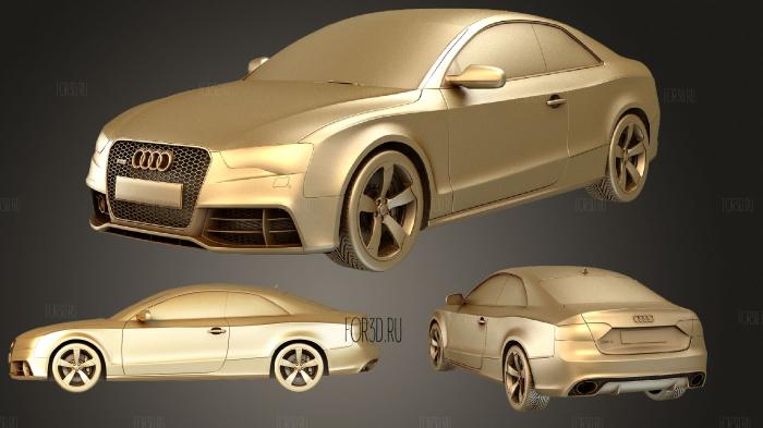 Audi rs5 2012 set stl model for CNC